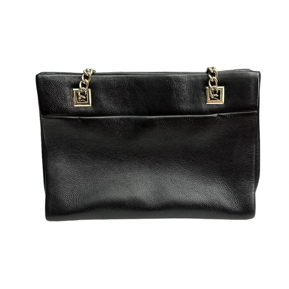 Kate Spade Black Leather Sedgwick Place Phoebe Tote, Chain Strap - Picture 3 of 11